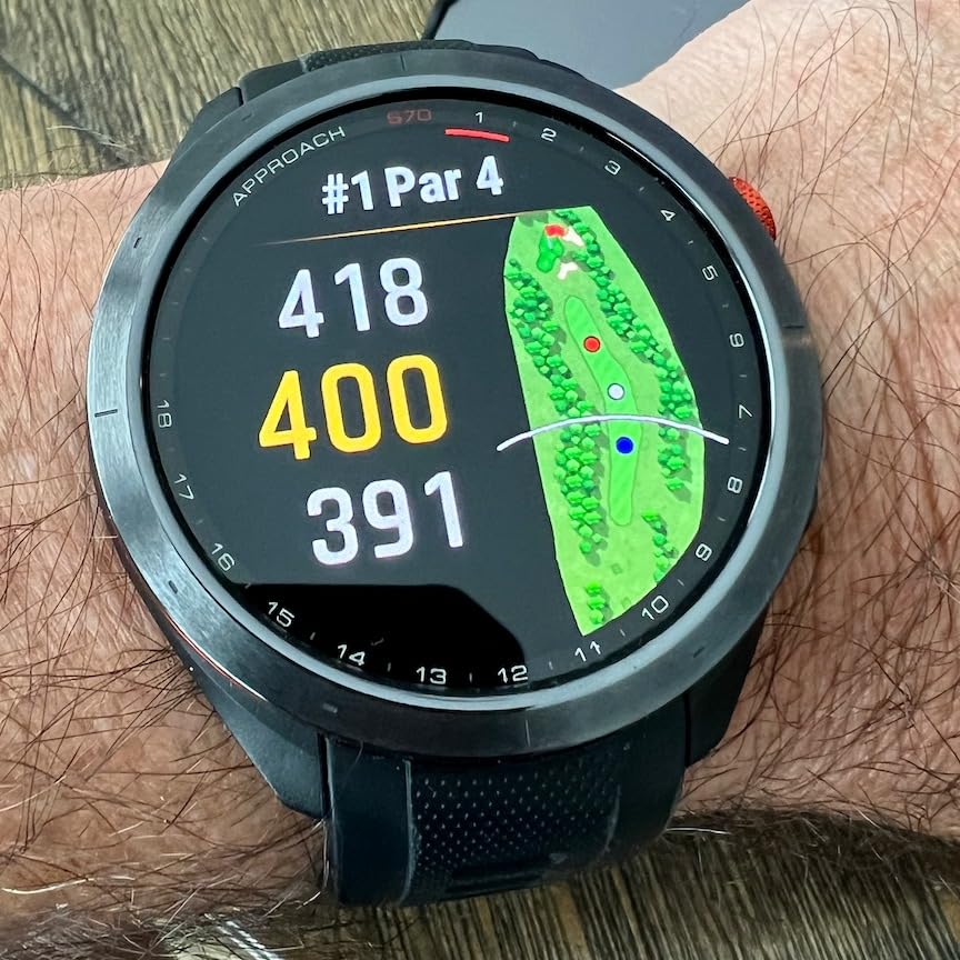 Garmin Approach S70 (Black, 47mm) Golf GPS Smartwatch with PlayBetter Bundle customer photo 2