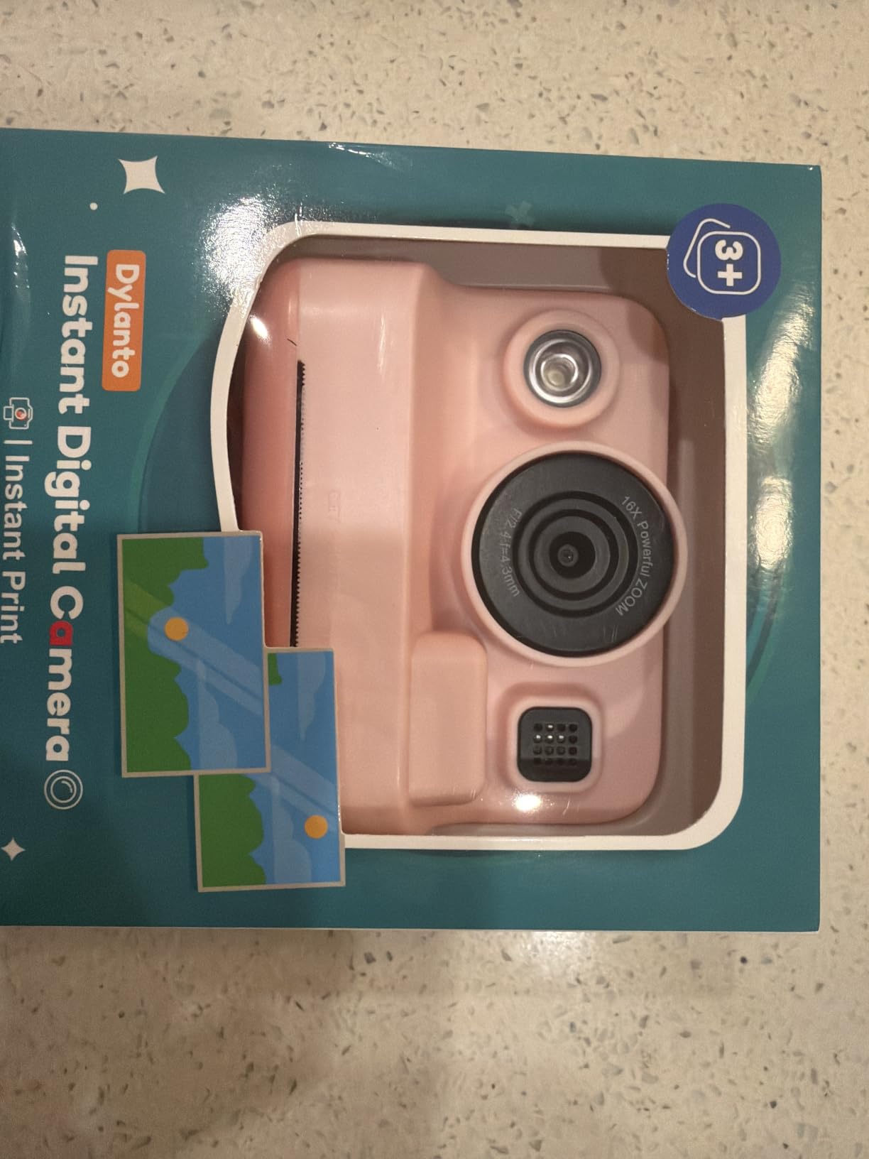 Dylanto Kids Camera Instant Print, 1080P Kids Instant Cameras that Print Photos, Christmas Birthday Gifts for Girls Age 3-12, Portable Toy for 3 4 5 6 7 8 9 10 Year Old Girls Boys Pink customer photo 1