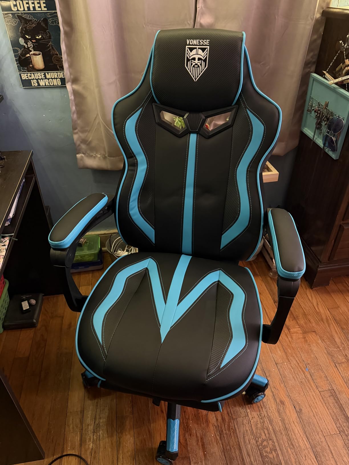 Gaming Chair for Adults, Reclining Gaming Chairs with Footrest and Massage, Computer Gaming Chair for Heavy People, Ergonomic Gamer Chair Big and Tall (Red/Black) customer photo 1