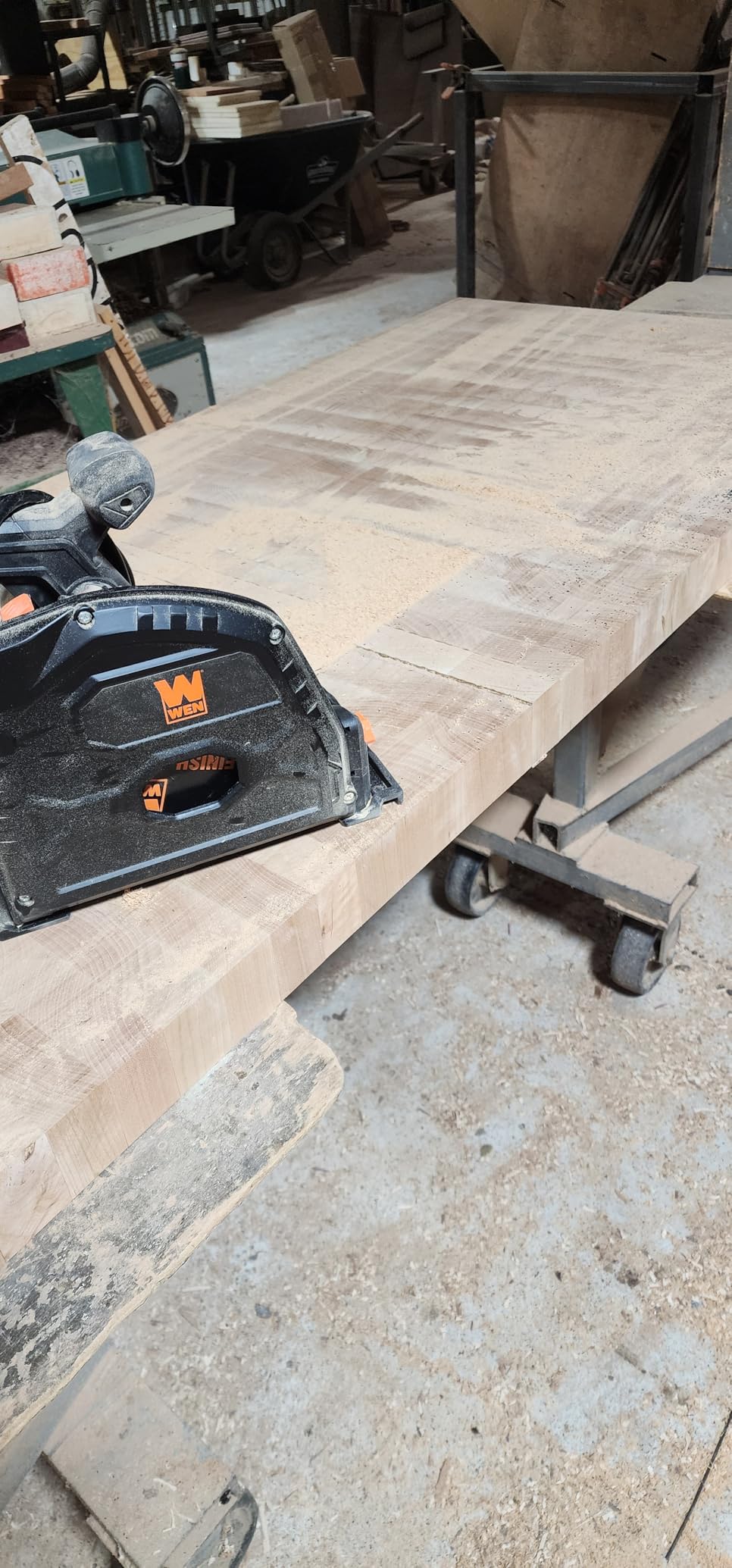 WEN 7.25-Inch Track Saw, Variable Speed (CT1274), Corded Electric customer photo 2