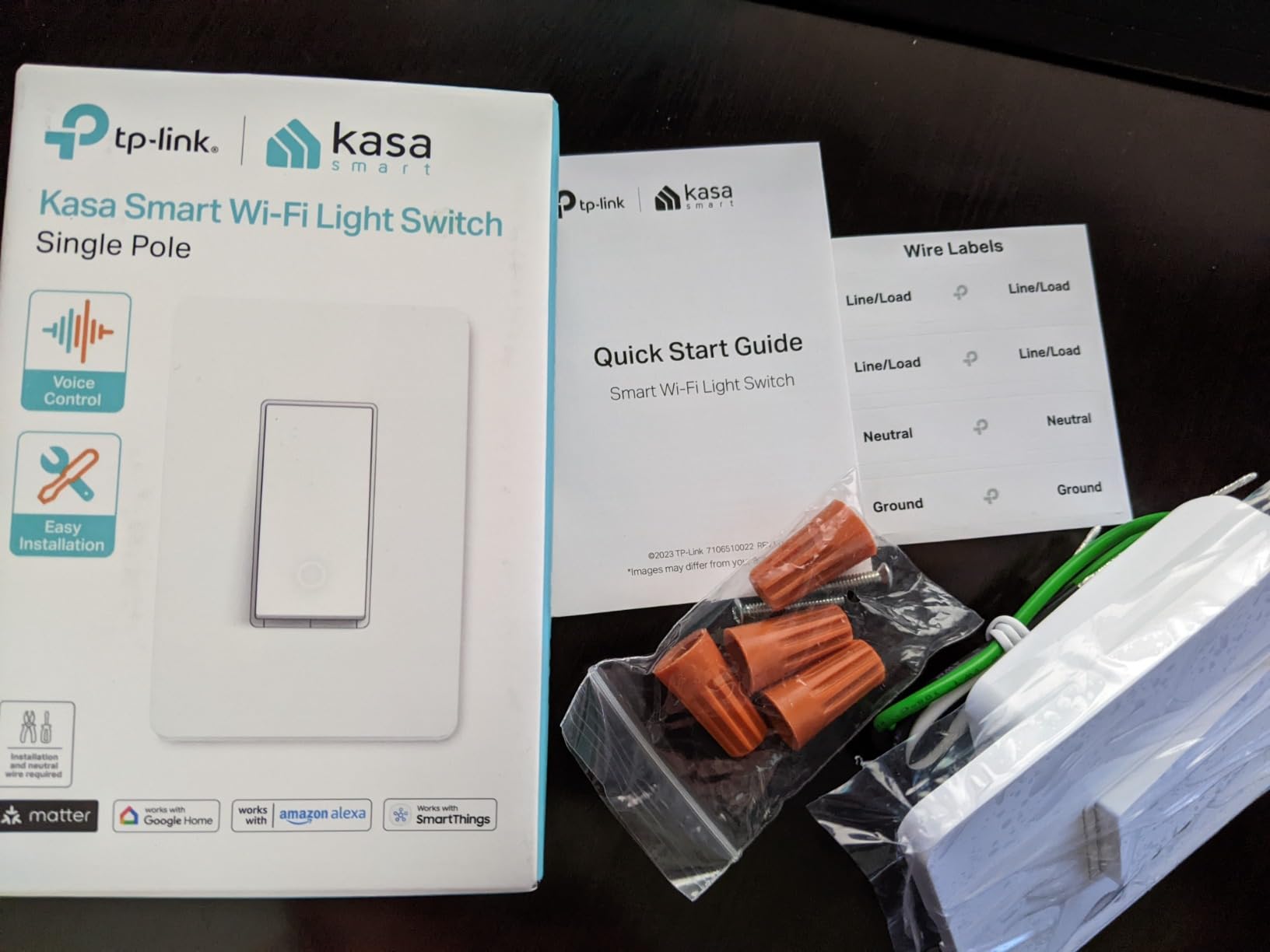 Kasa Matter Smart Light Switch, KS205P3, Single Pole, Need Neutral Wire, Voice Control w/Siri, Alexa & Google Home, 2.4GHz Wi-Fi, UL Certified, Timer & Schedule, Easy Guided Install, 3-Pack customer photo 2