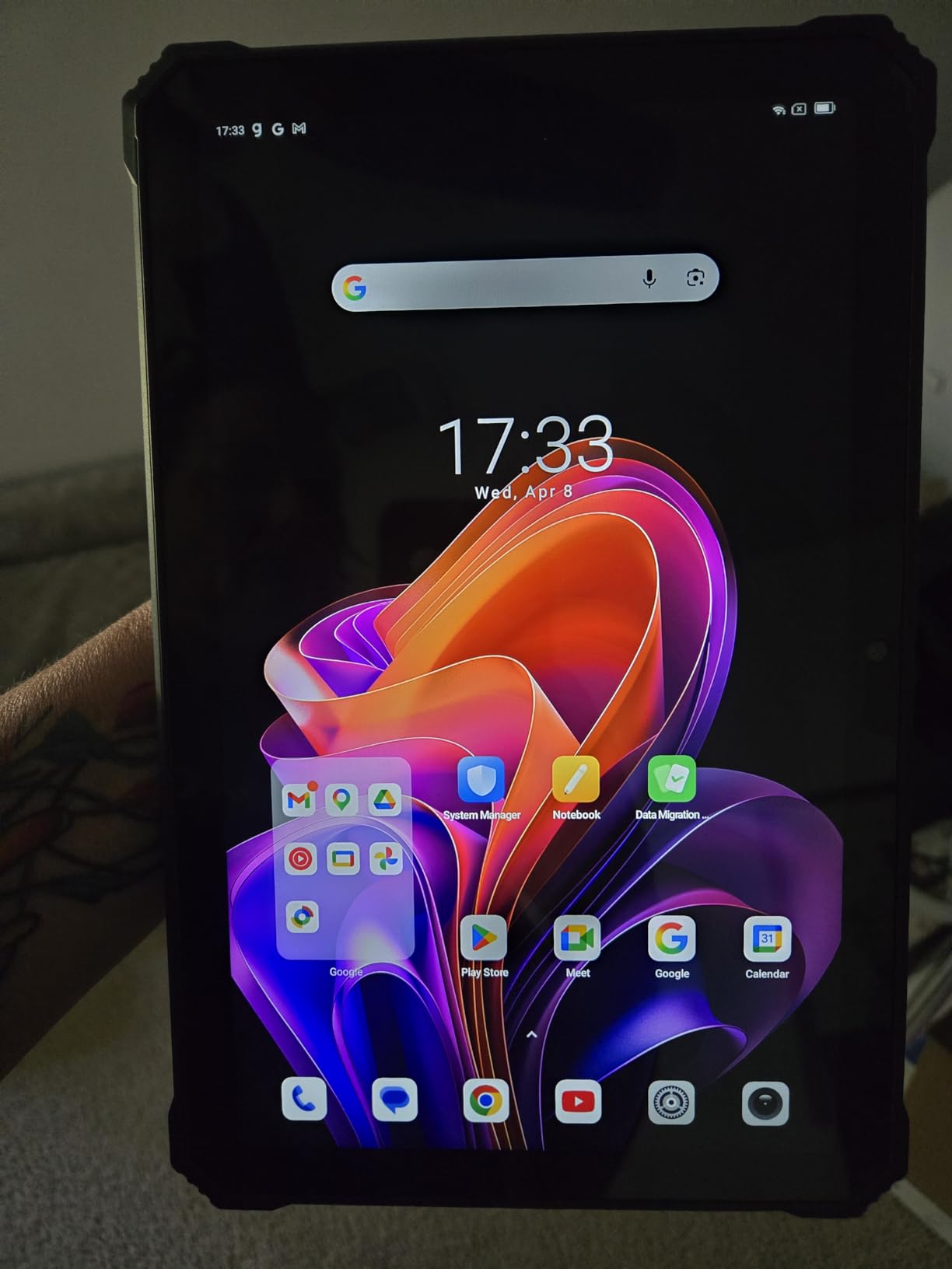 Blackview 2.4k 10.36 inch Rugged Tablet, Android 15 22000mAh Octa-core Tablet, 24GB (8+16) RAM+256GB ROM+1TB Expand, 48MP+16MP Camera Waterproof, 4G LTE/5G WiFi, BT 5.0/OTG/GPS-Black customer photo 2