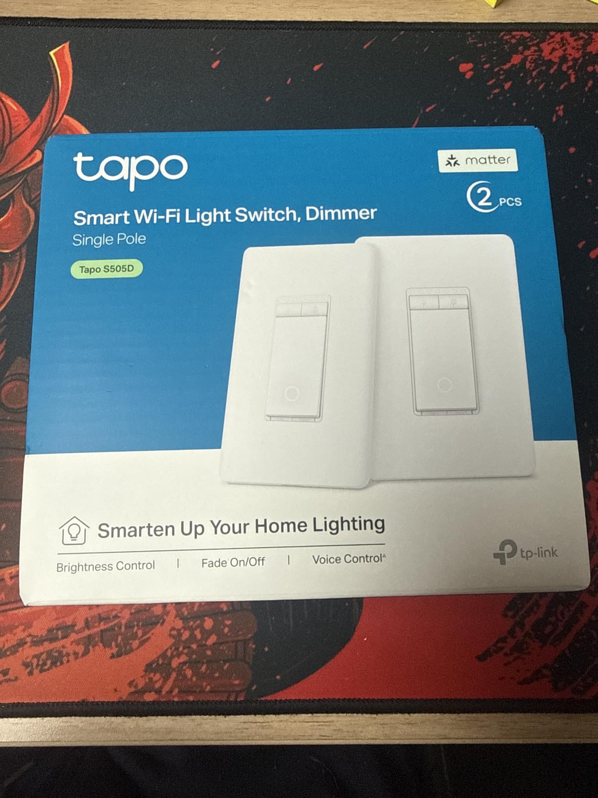 TP-Link Tapo Matter Smart Dimmer Switch: Voice Control w/Siri, Alexa & Google Assistant, UL Certified, Timer & Schedule, Easy Guided Install, Neutral Wire Required, Single Pole, Tapo S505D(2-Pack) customer photo 1