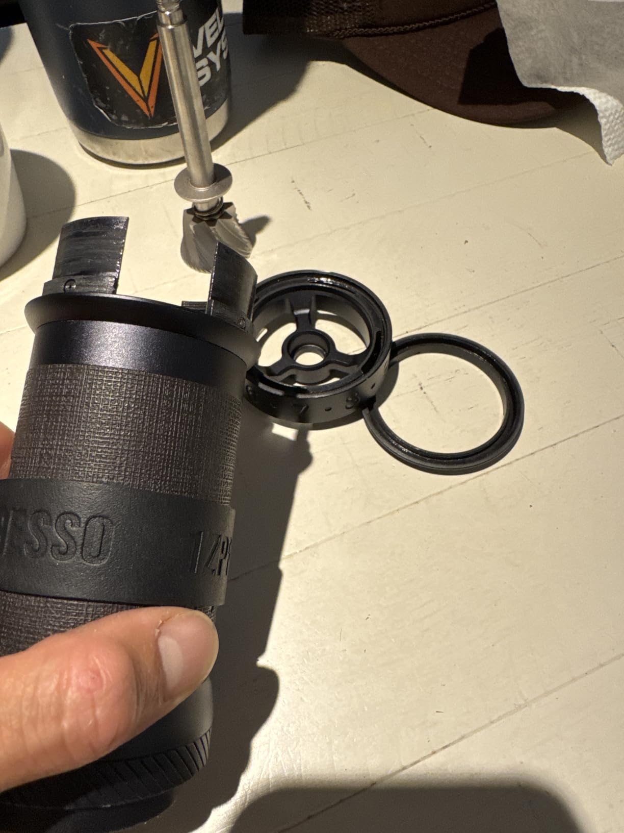 1Zpresso K-Ultra Manual Coffee Grinder Iron Gray with Carrying Case, Assembly Consistency Grind Stainless Steel Conical Burr, Foldable Handle, Numerical External Adjustable Setting, All-Round Grinder customer photo 2