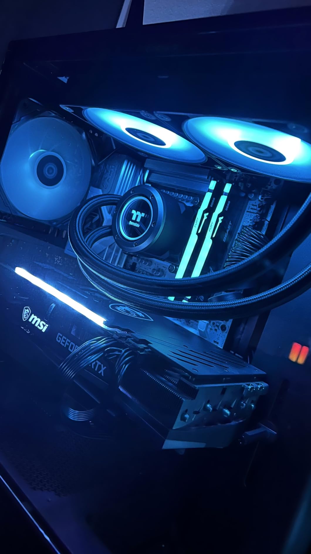 Thermaltake TH420 ARGB Sync V2 CPU Liquid Cooler/AIO Liquid Cooling/Fan 140mm*3/PWM 500~2000 RPM/Mirror Waterblock/MB ARGB Sync Control customer photo 2
