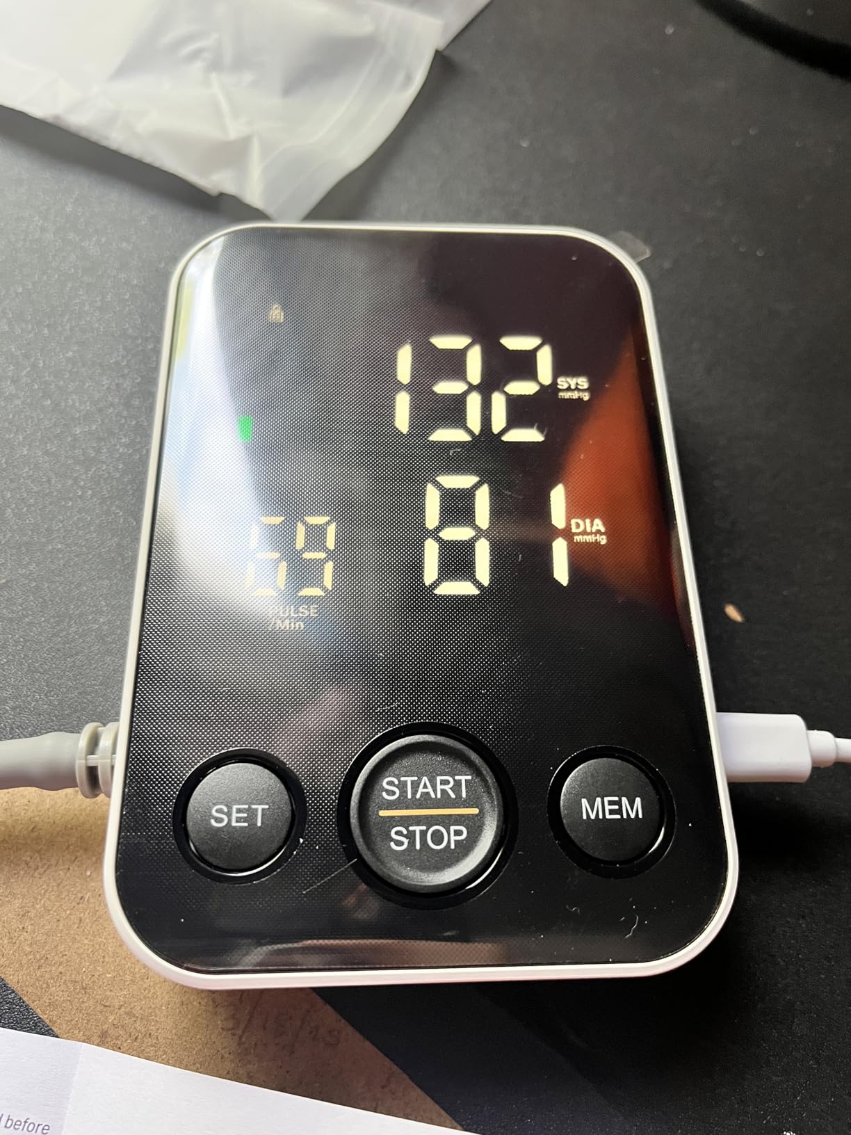 Oklar Blood Pressure Monitor Upper Arm Monitors for Home Use BP Machine Sphygmomanometer with 2x120 Reading Memory Adjustable Arm Cuff 8.7
