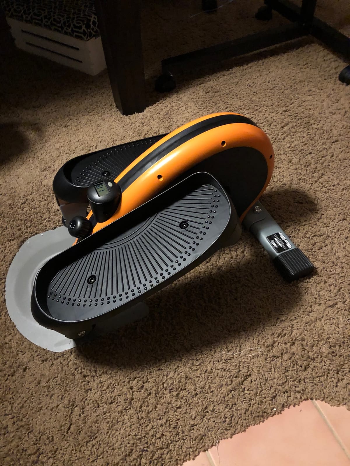 Stamina Inmotion Compact Strider Foot Exercise Machine - Under Desk Elliptical - Standing or Seated Elliptical Fitness Equipment customer photo 1