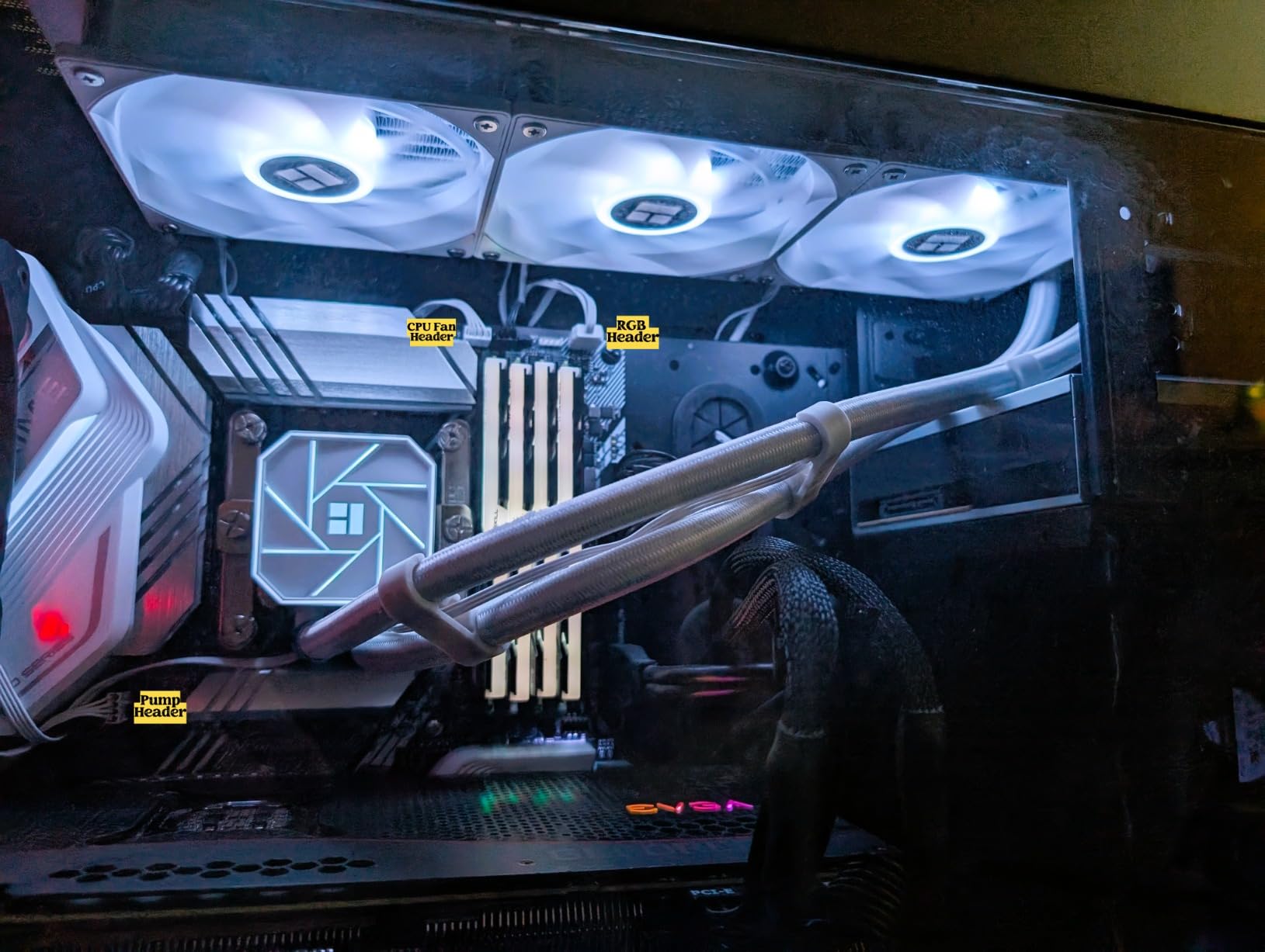 Thermalright Aqua Elite 360 White V3 AIO CPU Cooler, 360 Liquid Cooling Row customer photo 1