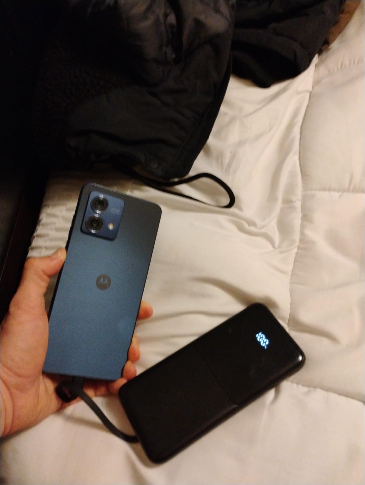 Moto G84 5G (GSM Unlocked, International Version) 256GB + 12GB RAM Dual SIM Android 13 Smartphone (Midnight Blue) customer photo 1