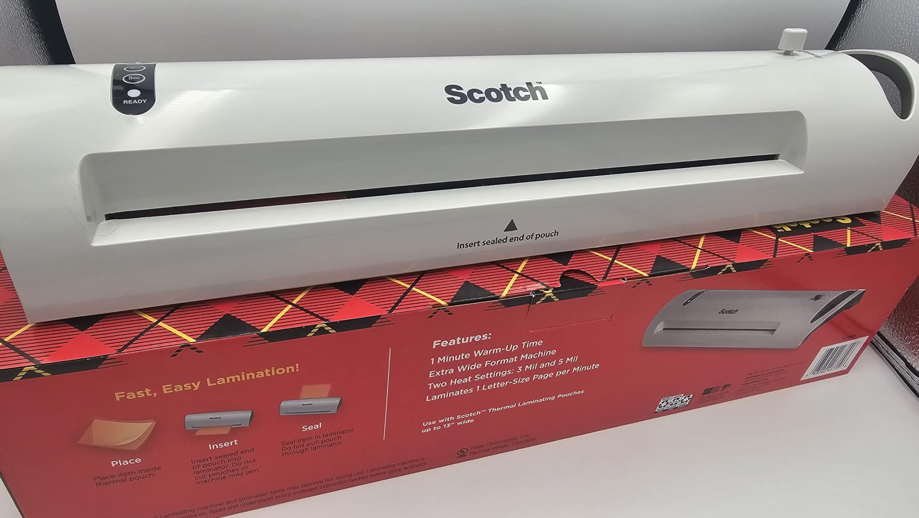 Scotch Thermal Laminator, Extra Wide 13 Inch Input (TL1302X) customer photo 2