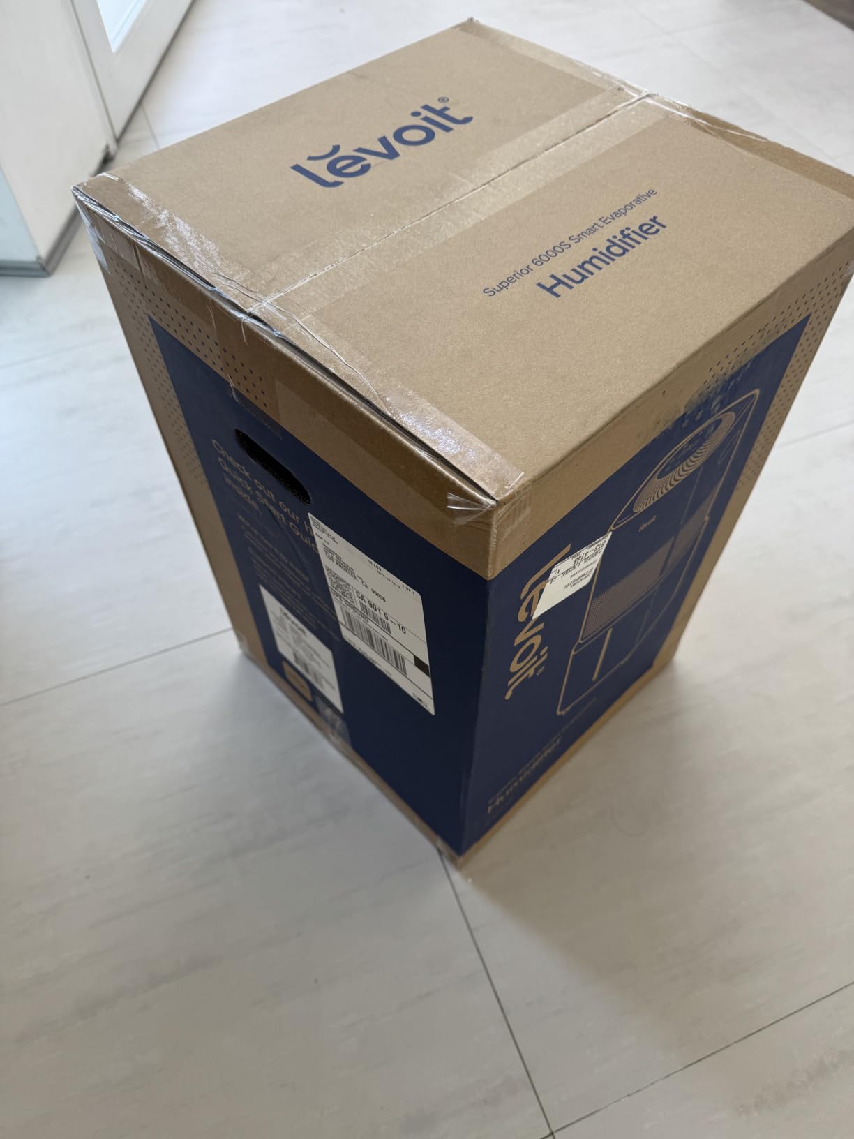 LEVOIT Superior 6000S Smart Evaporative Humidifiers for Home Whole House up to 3000ft², 6 Gal, Last 72-Hour, Premium Filter, Dry Mode, Wheels & Water Fill Hose & Foldable Storage - Quiet Sleep Mode customer photo 1