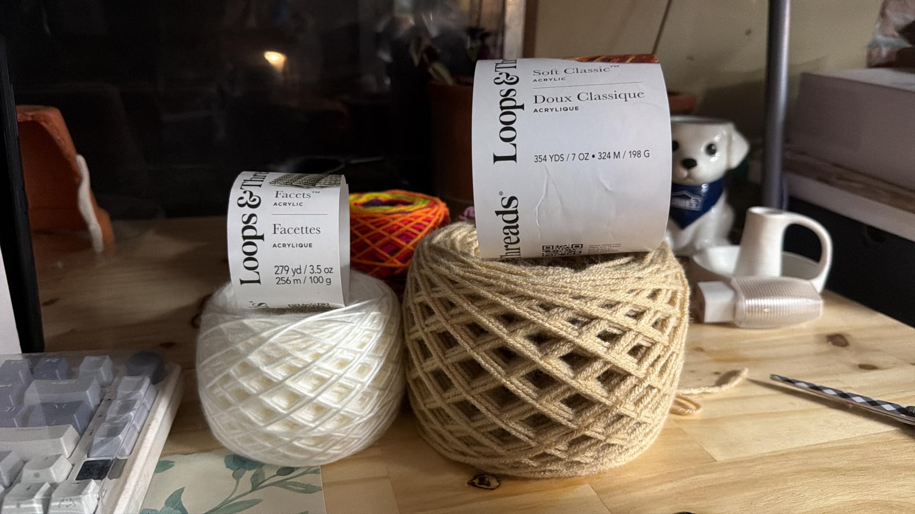 Yarn Winder, Electric Yarn Ball Winder for Crocheting, Compact Yarn Cake Winder with Strong Tension Stepless Speed, Automatic Yarn Spinner Wool Winder, Ideal Helper for Knitting Lovers(White) customer photo 2