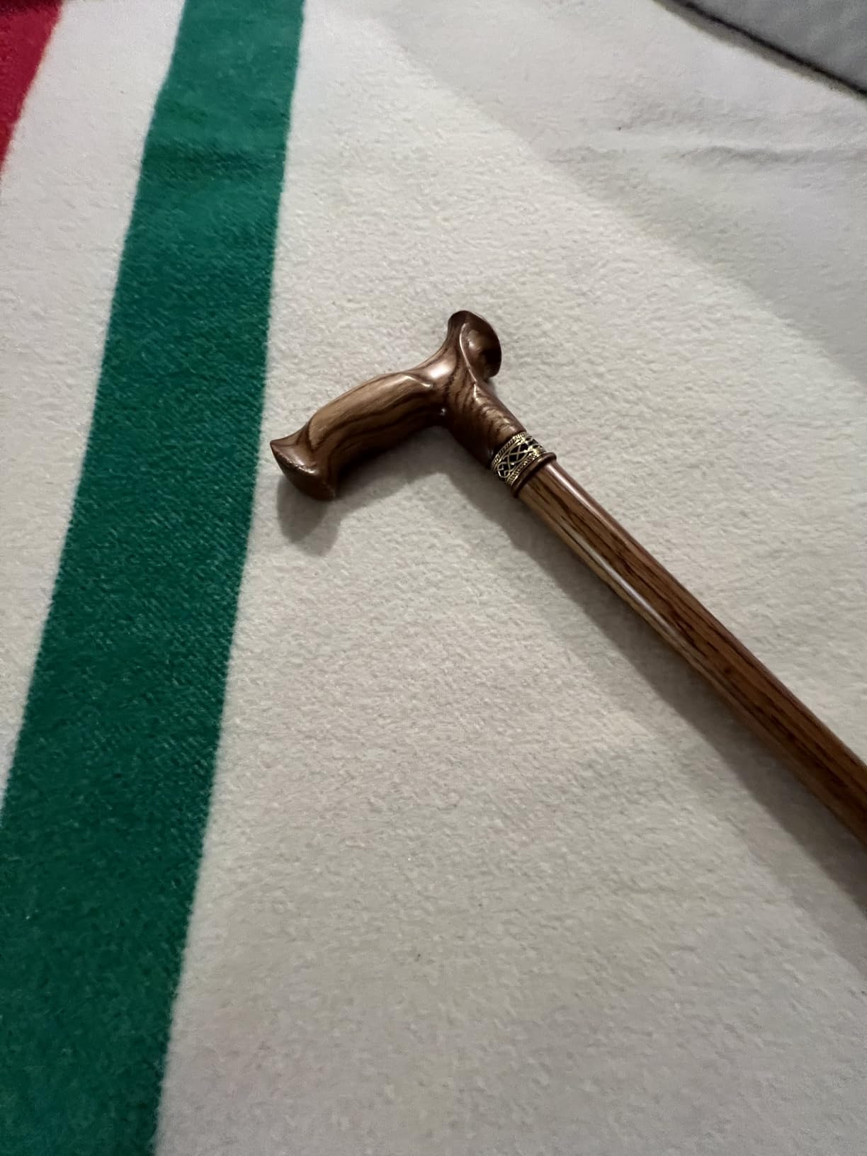 Asterom Handcrafted Canes for Men, Ergonomic Wooden Walking Cane, Oak Wood customer photo 1