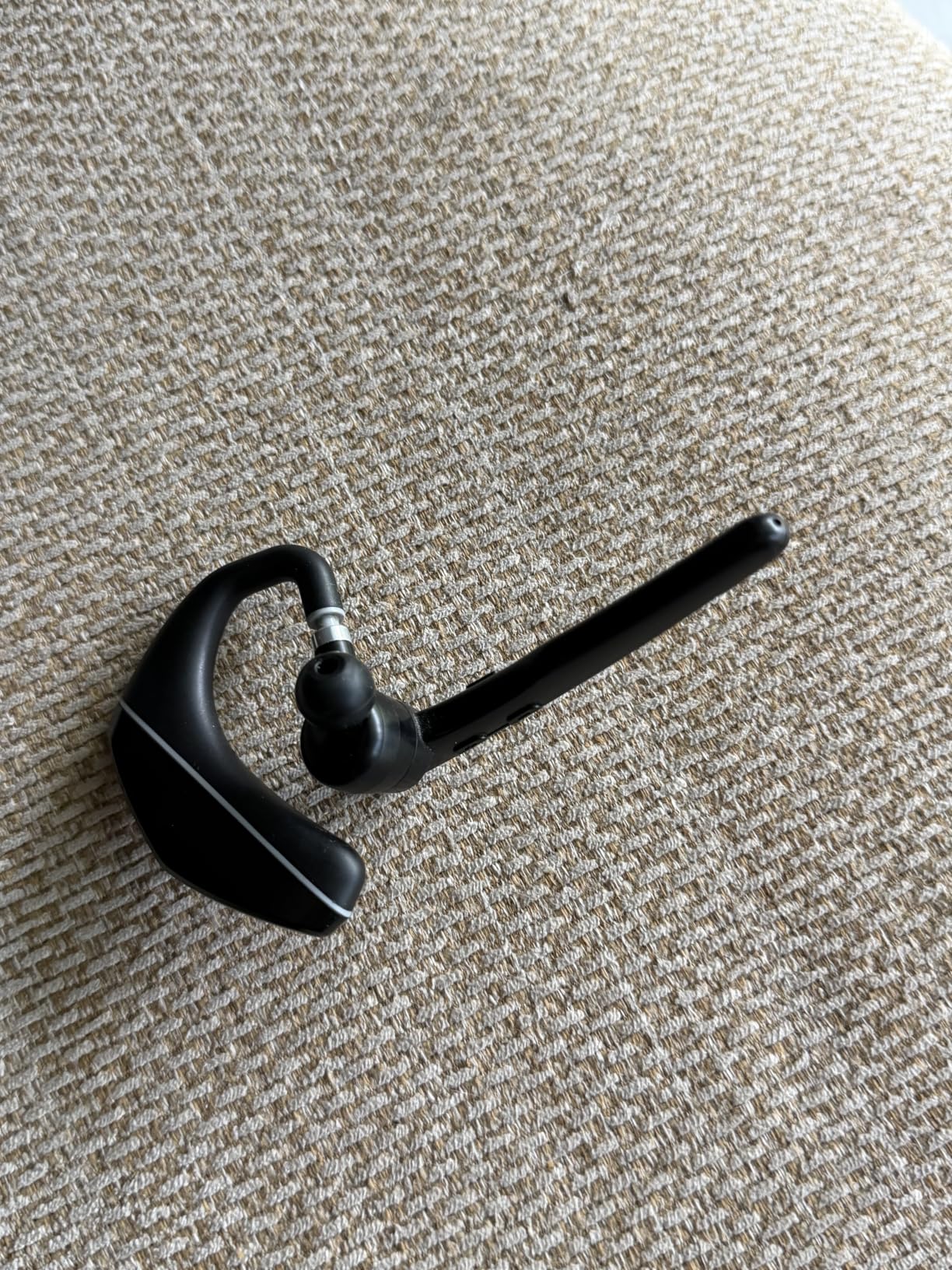 EKVANBEL Bluetooth Headset V5.3, Wireless Earpiece with 1000mAh Charging Case, 96H Talktime, Hands Free Noise Canceling Headphones with Dual-Mic for Computer Cell Phones Trucker Home Office Work customer photo 2