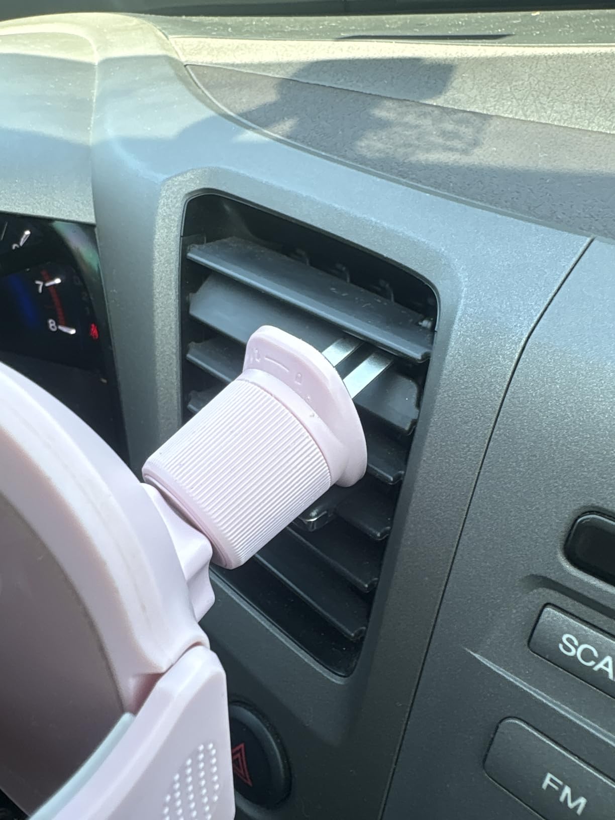 Miracase Phone Holders for Your Car with Metal Hook Clip, Air Vent Cell Phone Stand Car Mount, Universal Automobile Cradle, Dark Black customer photo 2