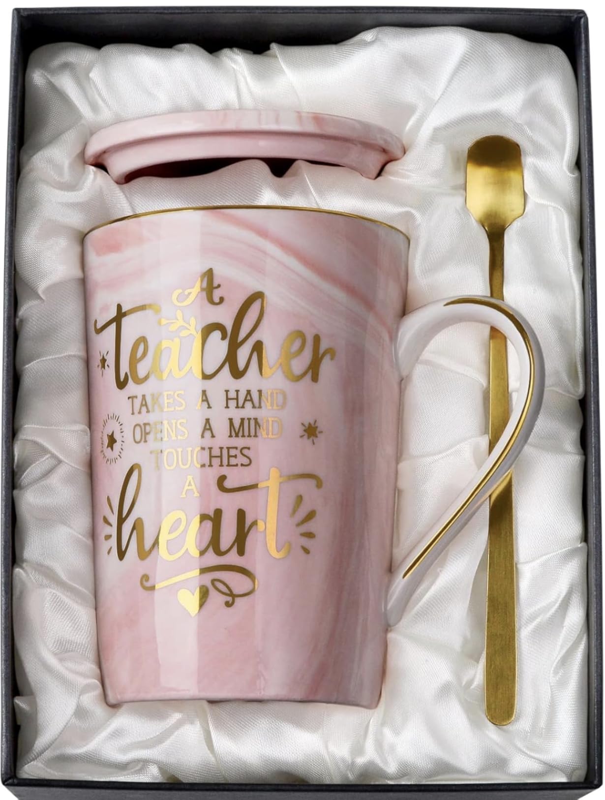 Nurse Gifts for Women, Funny Nurse Mug with Gold Print, Nurses Week Retirement Graduation Appreciation Present, School Nursing Student RN Practitioner, 14oz Pink Marbled Ceramic Cup, Nice Gift Boxed customer photo 1