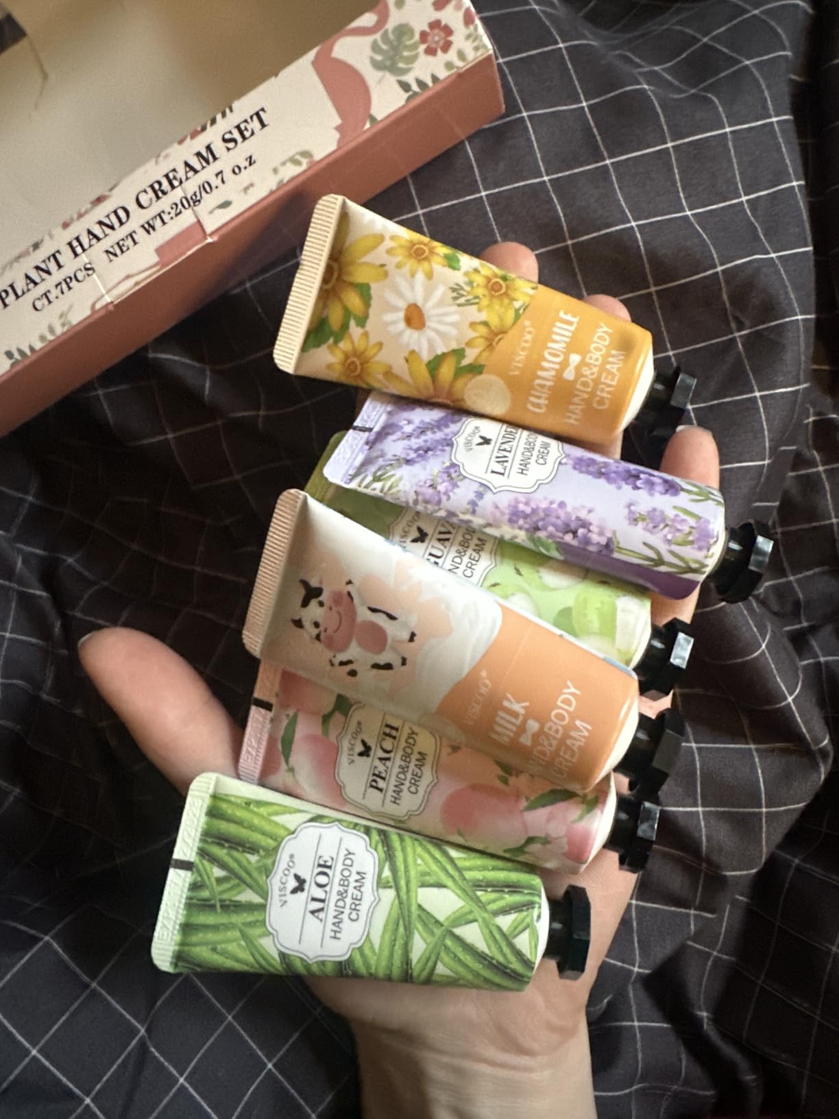 VISCOO 7 Pack Hand Cream Gifts Set for Women, Teacher Appreciation Gift | Small Teacher Gifts, Moisturizing Mini Hand Lotion Travel Size for Dry Cracked Hands, Birthday Gift customer photo 2