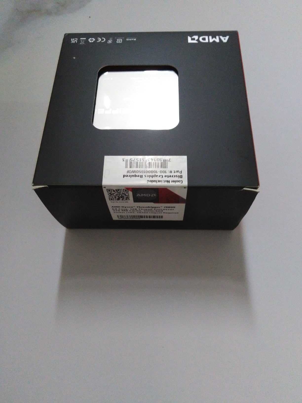 AMD Ryzen Threadripper 7980X 64-Core, 128-Thread Processor customer photo 1