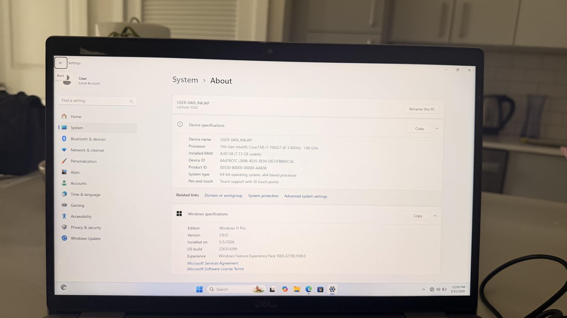 Dell Latitude 5520 Business Laptop 15.6-Inch FHD (1920 x 1080) LCD Intel vPro Core i7-1185G7 Processor 16GB RAM 512GB SSD Windows 11 Pro (Renewed) customer photo 1