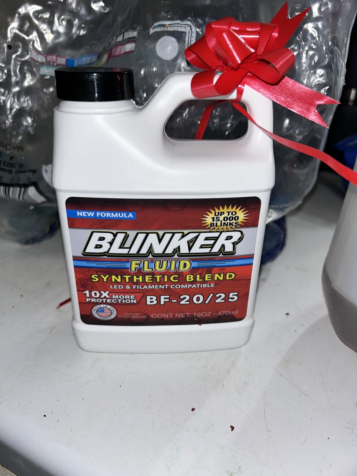 Jergrim Blinker Fluid, Funny Gag Gifts, Great for White Elephant Gift for Adult, Men & Women Christmas Secret Santa customer photo 1