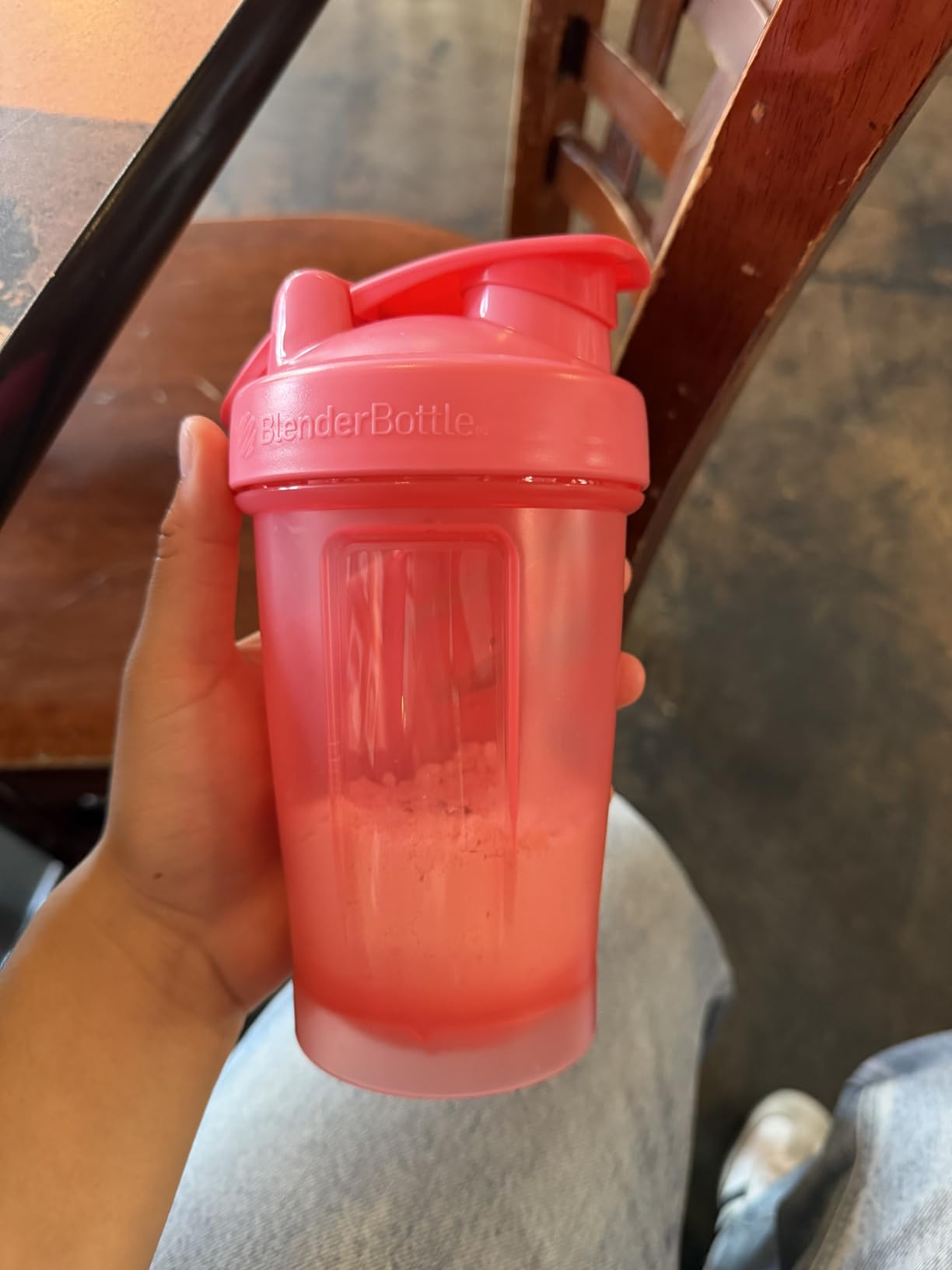 BlenderBottle Classic V2 Plastic Shaker Bottle 28oz Grey&Black/Black 2-Pack customer photo 2