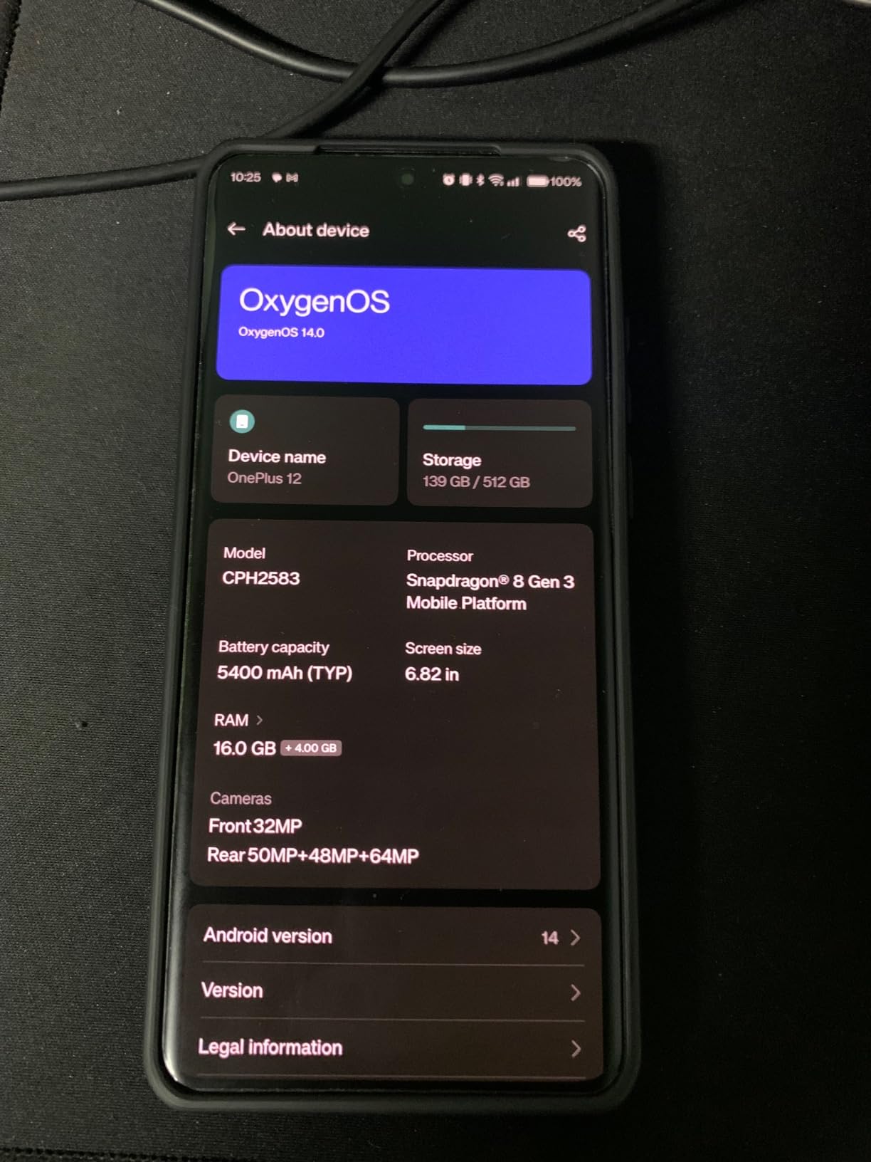 OnePlus 12 Unlocked Android Phone - Snapdragon 8 Gen 3 Phone w/ 16GB RAM, Hasselblad Camera, Dual SIM, 2K 120Hz ProXDR Display, 5400mAh Battery, SUPERVOOC Charging, OxygenOS (512GB, Flowy Emerald) customer photo 1