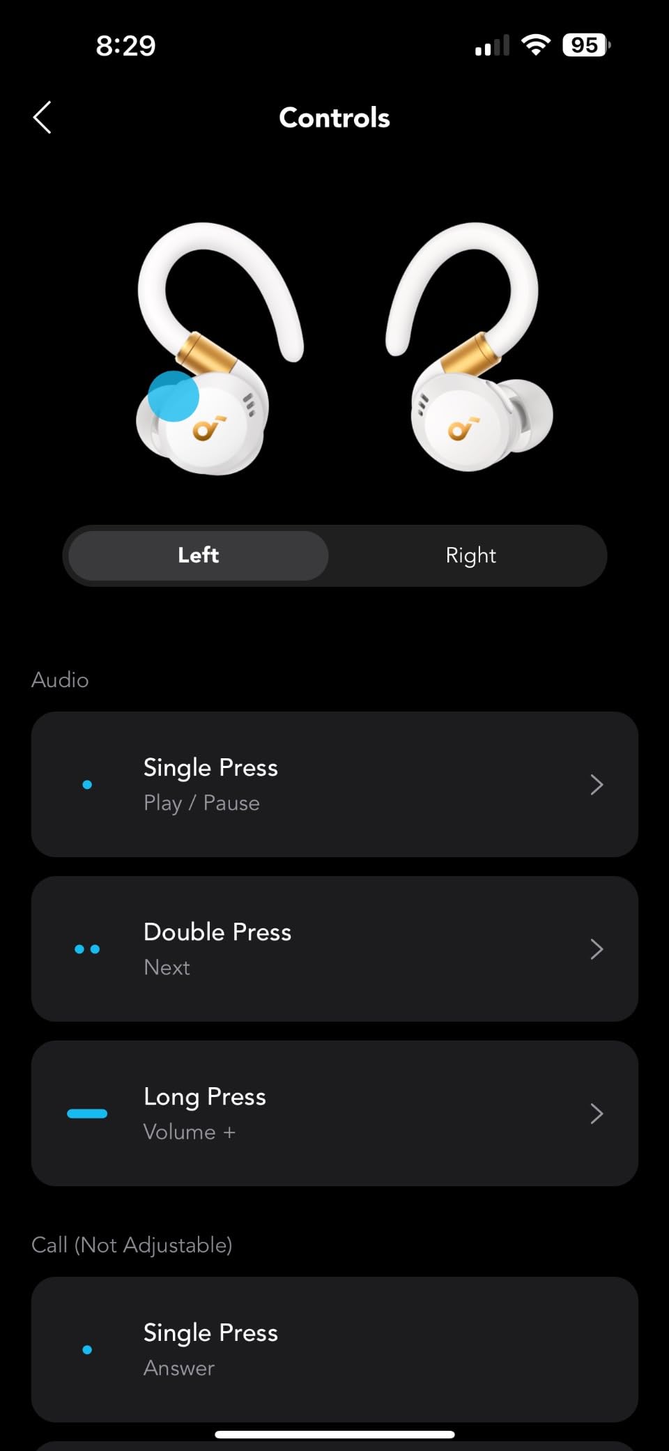 Soundcore Sport X20 by Anker Noise Cancelling Workout Earbuds, Ear Hooks | Rotatable and Extendable Ear Hooks, Deep Bass, IP68 Waterproof, Sweatproof, Dustproof, 48H Playtime, Sport Earbuds for Gym customer photo 2