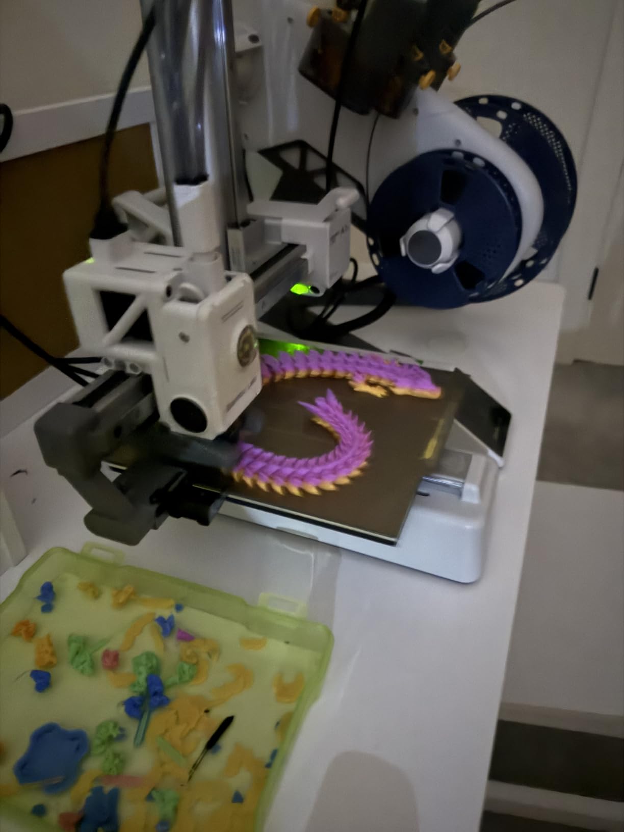 Bambu Lab A1 Mini Combo, A1 Mini 3D Printer & AMS lite, Multi-Color Printing | Beginner-Friendly Ecosystem with MakerWorld Model Library, Multi-Color 3D Printing, High Speed & Precision customer photo 2