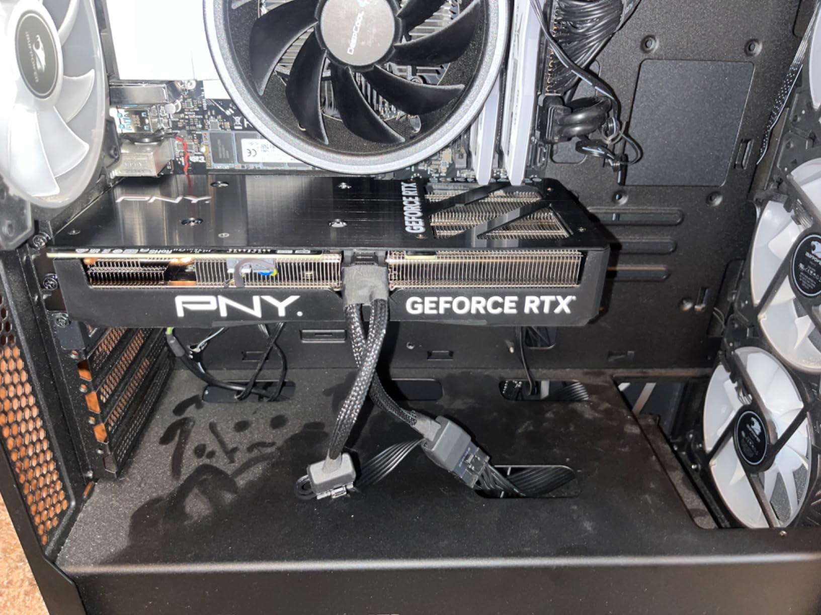 PNY GeForce RTX 4070 Super 12GB Verto OC Dual Fan Graphics Card DLSS 3 (192-bit, GDDR6X, PCIe 4.0, Supports 4k) customer photo 1