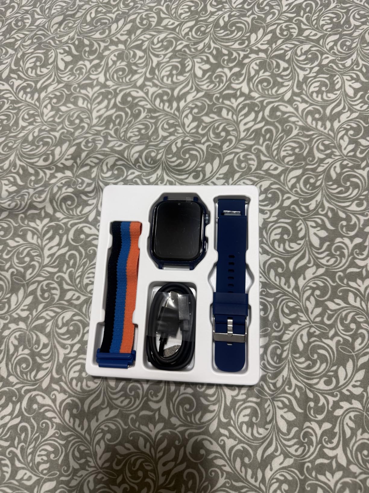 4G Kids Smart Watch Phone GPS, Smartwatch for Boys Girls Ages 4-12 Years with Video Call Chat Class Mode SOS Camera Alarm Games Parental App Touch Watch Gifts for Children (Includes SIM Card) Blue customer photo 1