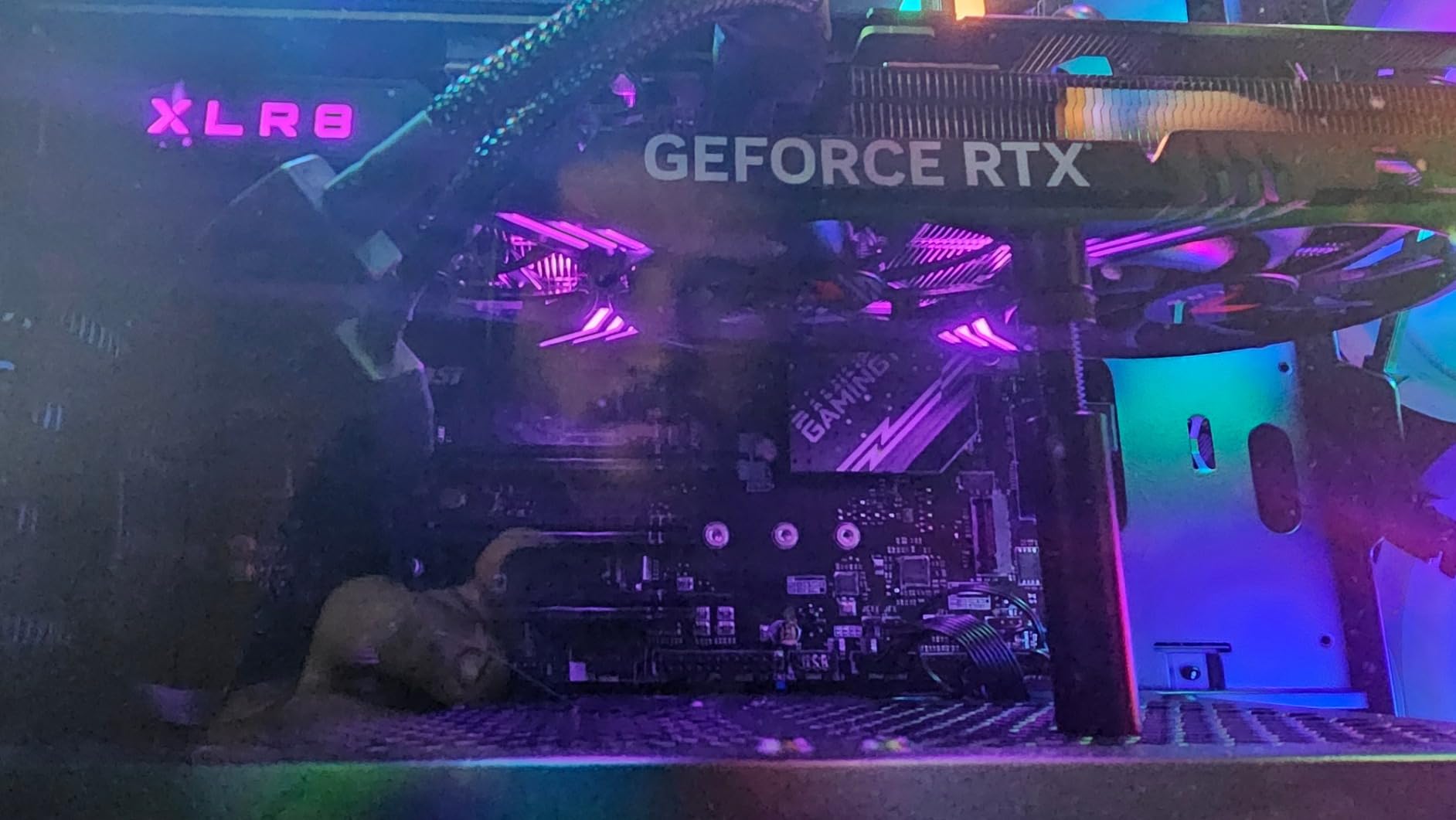PNY GeForce RTX 4070 Super 12GB XLR8 Gaming Verto Epic-X RGB OC Triple Fan Graphics Card DLSS 3 (NVIDIA GeForce SFF-Ready, ARGB, 192-bit, PCIe 4.0, GDDR6X, HDMI/Display, Supports 4k, 2 Slot) customer photo 2