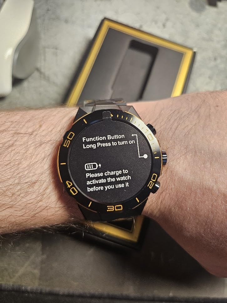 SOUYIE Luxury Smart Watch for Men Bluetooth Call, 1.43