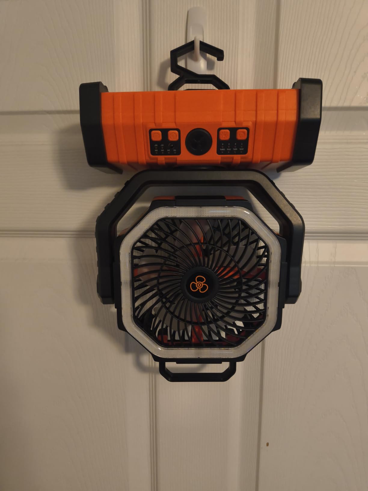 ADUST Camping Fan Battery Powered 20000mAh Outdoor Tent Fans - Orange customer photo 2