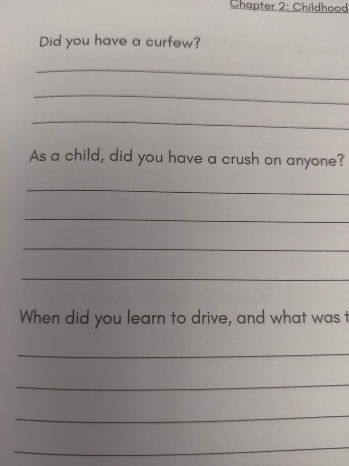 Dad's Life Story Journal (Hardcover): A Meaningful Keepsake for Dad to Share His Journey and Memories, Book Includes 250+ Prompt Questions, Sentimental Gifts for Father's Day, Birthday & Christmas customer photo 2