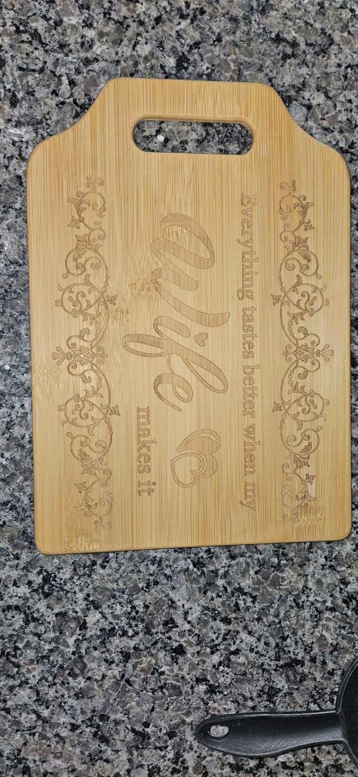 Dad Birthday Gift for Dad Gifts - Engraved Bamboo Cutting Board | 12.3