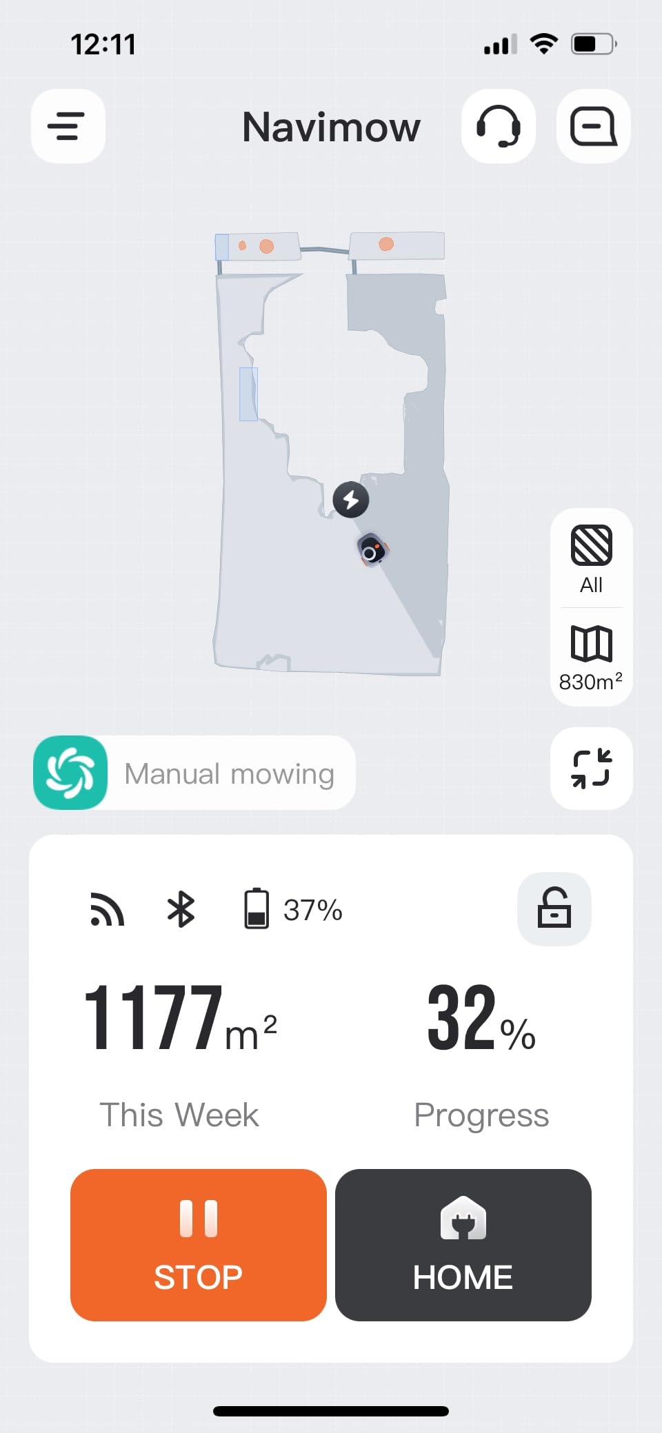 Segway Navimow i110N Robot Lawn Mower Perimeter Wire Free 1/4 Acre RTK+Vision Robotic Lawnmower, AI-Assisted Mapping, Virtual Boundary, APP Control, 58dB(A) Quiet, Multi-Zone Management customer photo 2