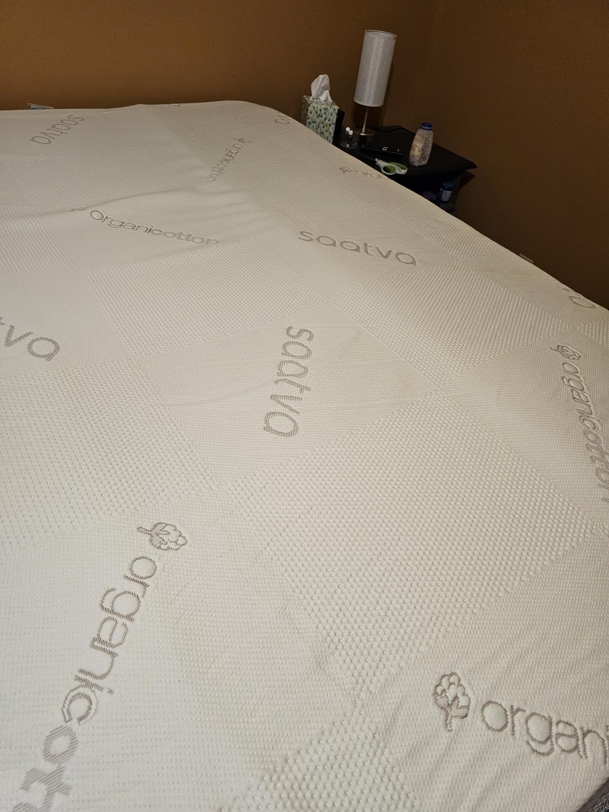 Saatva Graphite Memory Foam Mattress Topper, 3
