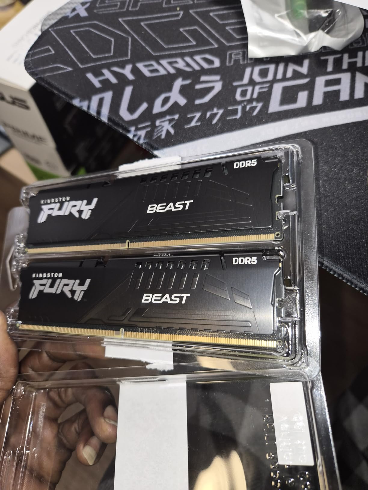 Kingston FURY Beast 32GB (2x16GB) 6000MT/s DDR5 CL30 Desktop Memory | AMD EXPO | Kit of 2 | KF560C30BBEK2-32 customer photo 1