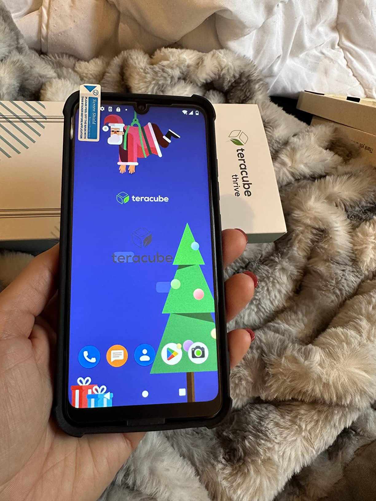 Teracube Thrive Kids Smart Phone - Safe Android Phone for Kids & Teens with Parental Controls, Block/Limit Social Media and Internet, GPS, Talk & Text, Spam Blocker (Monthly Plan Required) customer photo 1