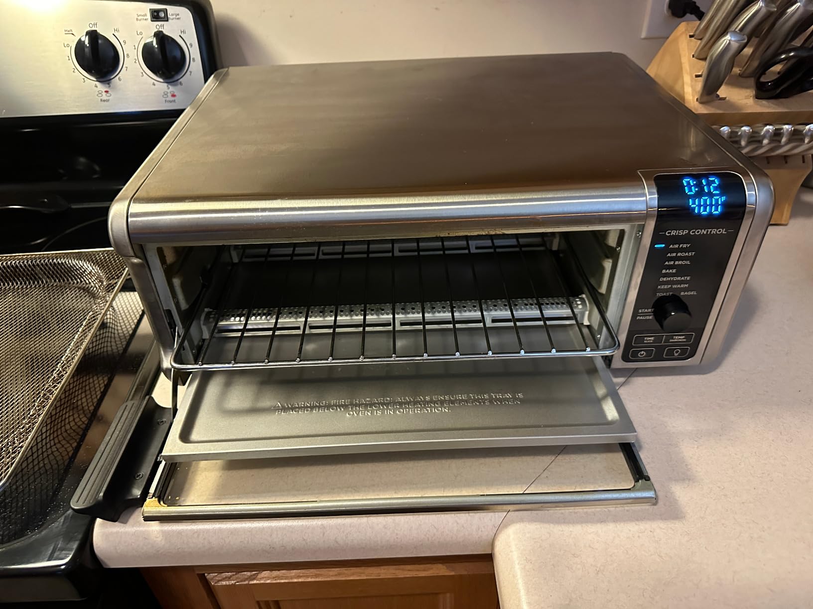 Ninja Flip Toaster Oven & Air Fryer, 8-in-1, Stainless Steel, SP151 customer photo 2