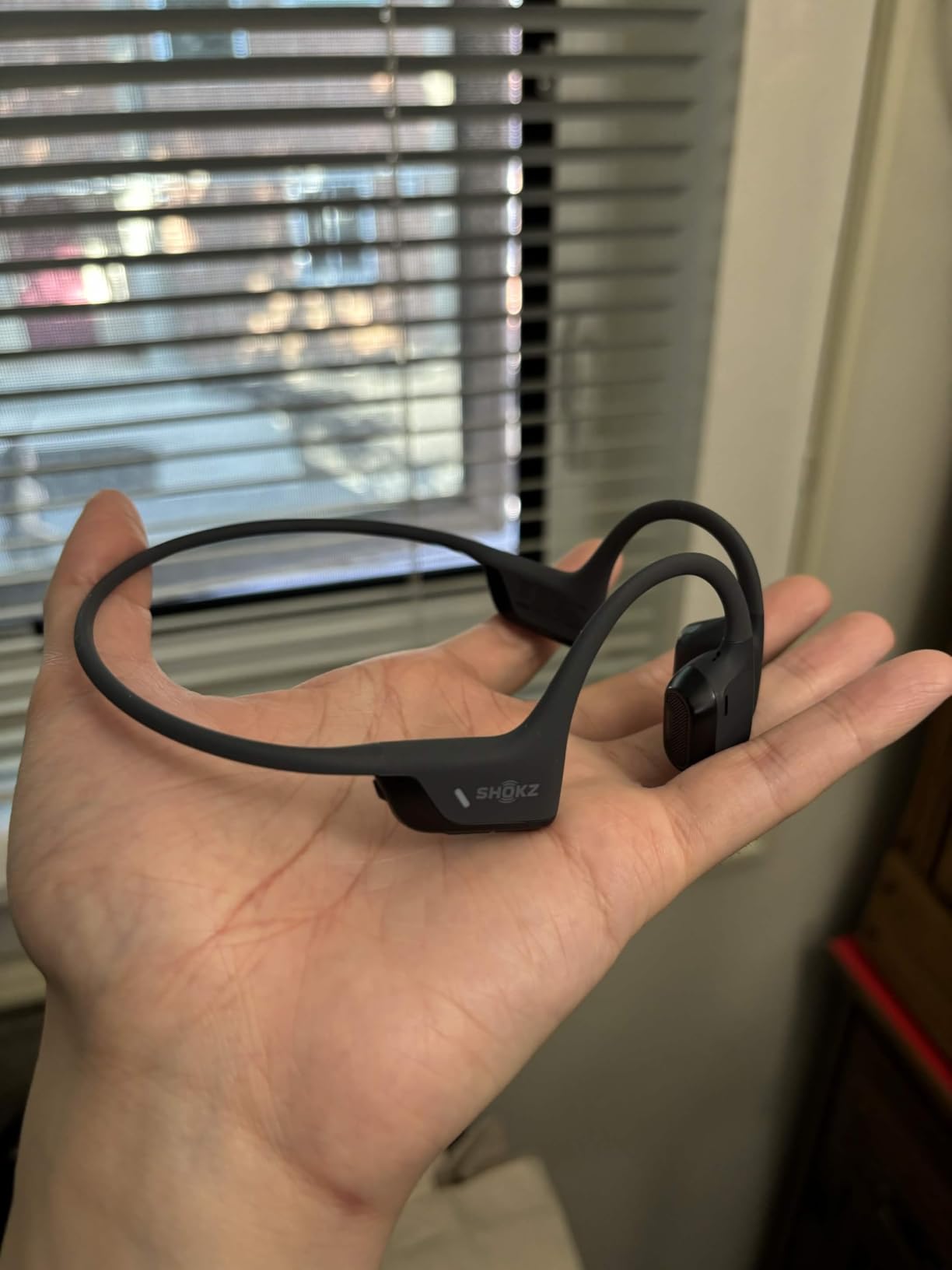 SHOKZ New OpenRun Pro 2- Bone Conduction Headphones, Open-Ear Bluetooth Wireless Sport Earphones for Running, Workouts - Sweat Resistant, Secure Comfortable Fit -Deep Bass, Smart Mic, Reflective Strip customer photo 2