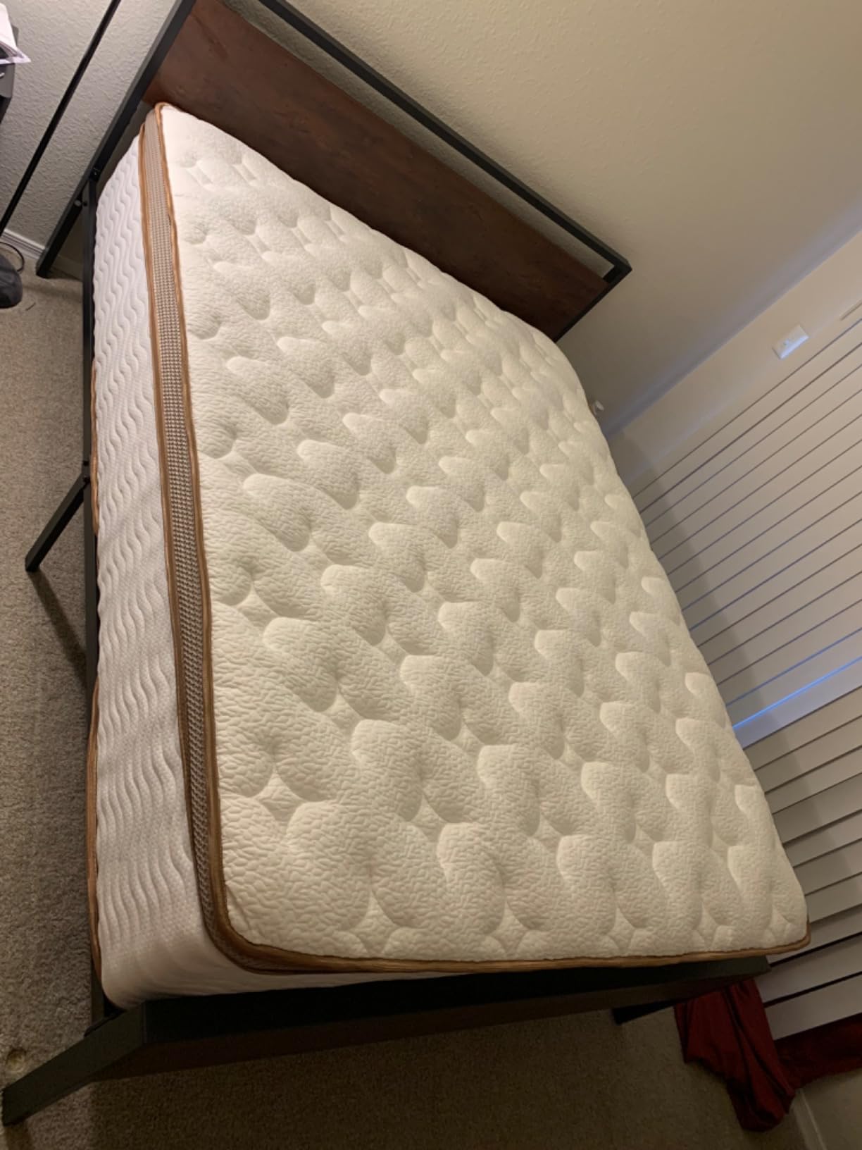 BedStory Queen Mattress 14 Inch - Firm Hybrid Mattress with Orthopedic Spinal Support for Back Pain - 2.0mm Advanced Pocket Spring and Motion Isolation Technology, CertiPUR-US Certified customer photo 2