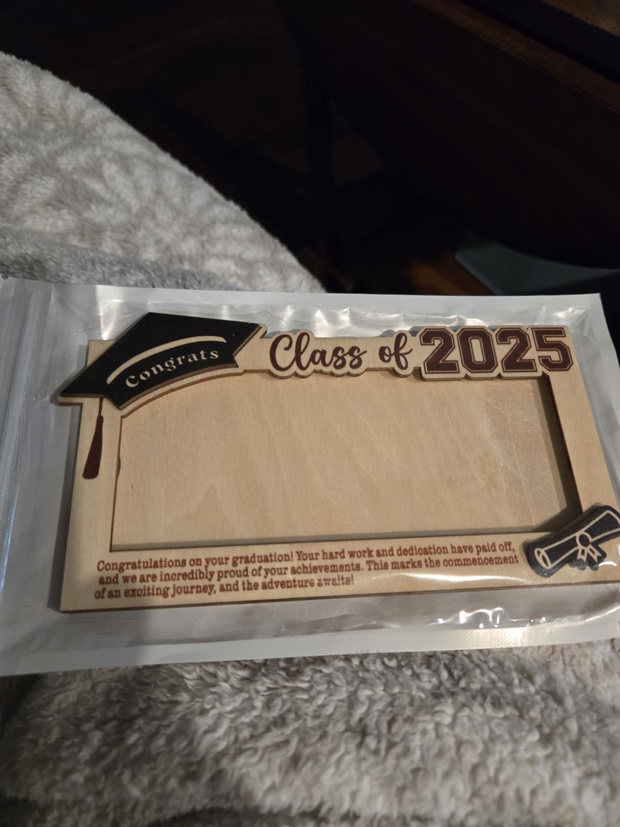 Graduation Gifts 2026 Money Holder, Wooden Graduation Money Cash Envelope Box for Class of 2026 Senior College University Graduates Student Holiday Gifts Without Tassels customer photo 2