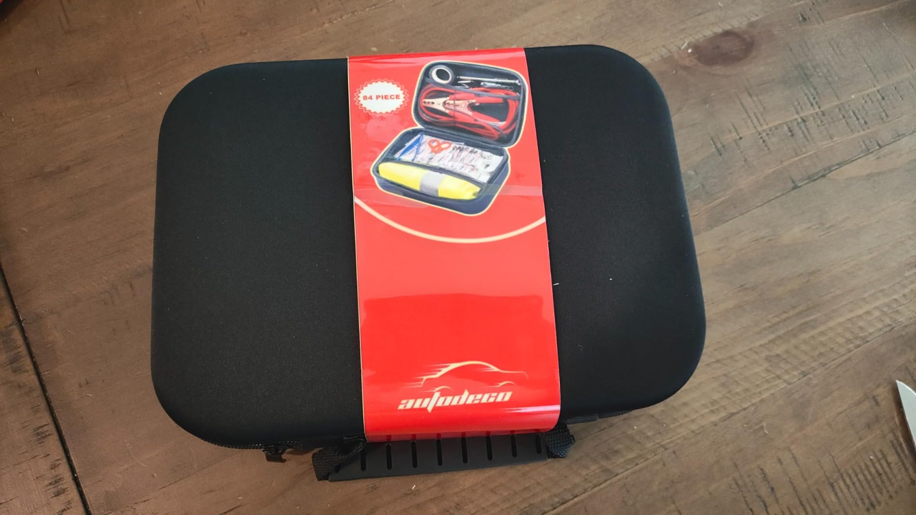 Car Roadside Emergency Kit, Portable Car Safety Kit Car Kits for Emergency, Black customer photo 1