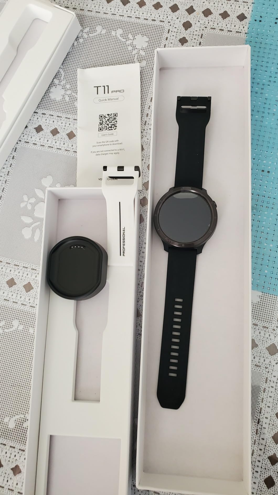 Voice Caddie T11 PRO GPS Golf Watch AMOLED Display, Green Undulation No Monthly Subscription 40k+ Preinstalled Courses w/Shot Tracking, Practice Tempo Mode, Putt View 1.3 OLED Touchscreen Plus V-A.I customer photo 1