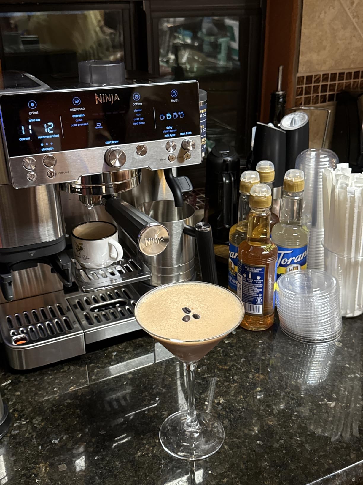 Ninja Luxe Cafe Premier 3-in-1 Espresso Machine, Drip Coffee, & Cold Brew | Built-in Grinder, Hands-Free Milk Frother, and Assisted Tamper for Cappuccinos & Lattes, Stainless Steel, ES601 customer photo 1