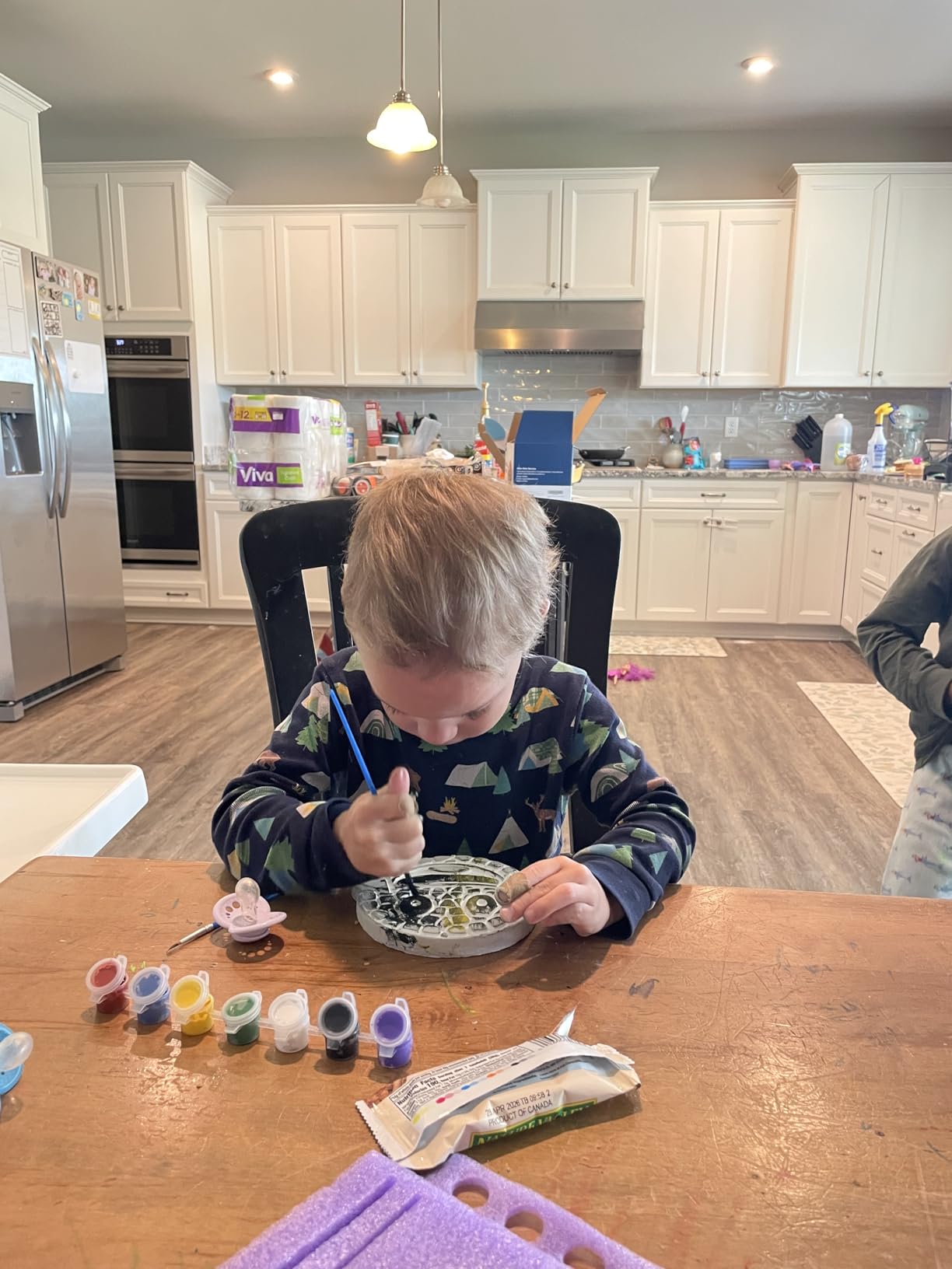 Stepping Stones Painting Kit for Kids - 5 Paint Your Own Garden Stones | 5 Stepping Stones with Paints and Brushes, Crafts for Kids Ages 6-8 - Birthday Gifts for Girls & Boys Ages 6 7 8 9 10 Years customer photo 1