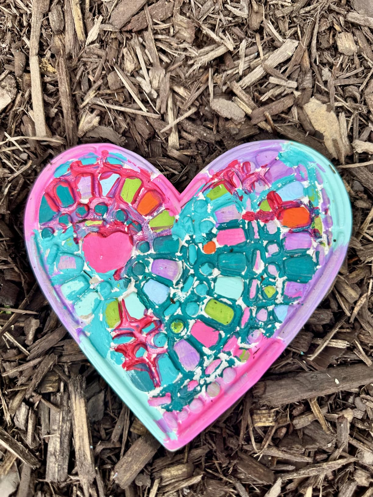 Stepping Stones Painting Kit for Kids - 5 Paint Your Own Garden Stones | 5 Stepping Stones with Paints and Brushes, Crafts for Kids Ages 6-8 - Birthday Gifts for Girls & Boys Ages 6 7 8 9 10 Years customer photo 2