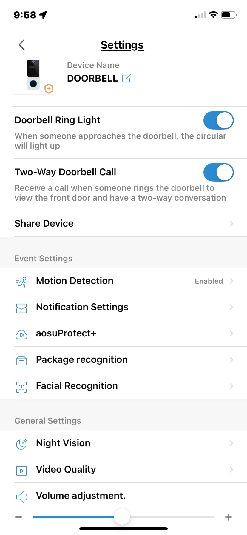 aosu Video Doorbell Camera Wireless, 2K QHD, 170° Wide Angle, 2.4 GHz WiFi | No Subscription Required, Head-to-Toe View, Person Detection Smart Alerts, Local & Cloud Storage, Battery Doorbell with Chime customer photo 1