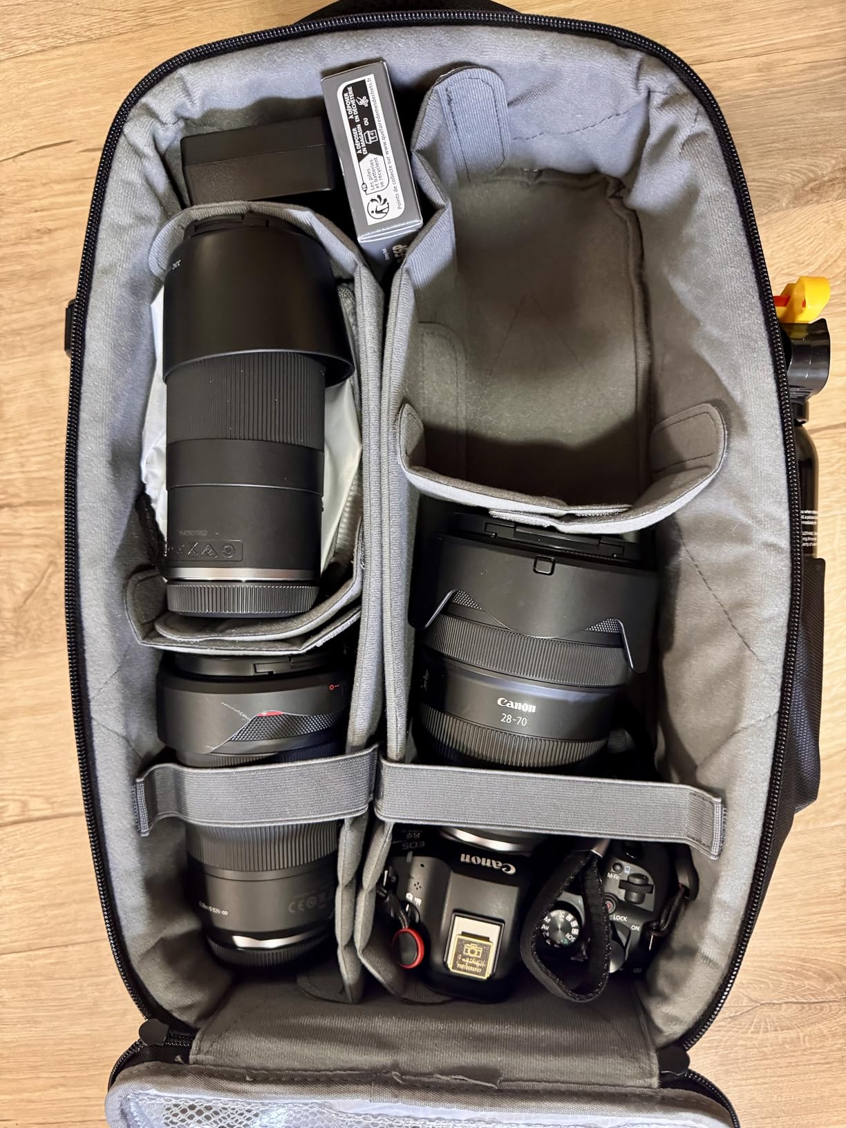 K&F CONCEPT Camera Backpack, Hardshell Photography DSLR Camera Bag | 15-15.6 Inch Laptop Compartment, Waterproof, Hard Shell Camera Case, Compatible with Canon/Nikon/Sony/DJI Mavic Drone, B07 customer photo 1